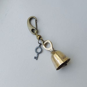 Guardian Biker Bell, key charm, bell for motorcycles, Brass Bell, Biker gift, stocking stuffer, biker bell, gift for biker, motorcycle bell