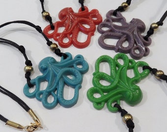 Octopus necklace, octopus choker, octopus jewelry, kraken necklace, Octopus lovers gift, stocking stuffer, nautical jewelry