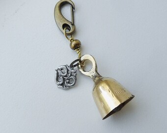 Guardian Bell, Om charm, bell for motorcycles, Brass Bell, Biker gift, stocking stuffer, biker bell, gift for biker, motorcycle bell