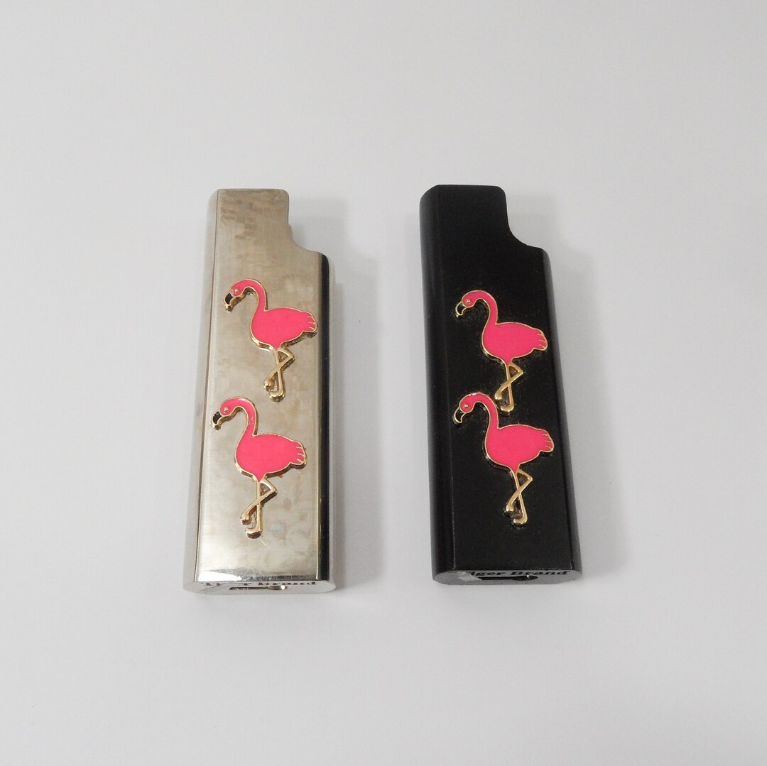 Pink Flamingo Lighter Case Sleeve Cover - Fits Bic Lighters (Made In USA)