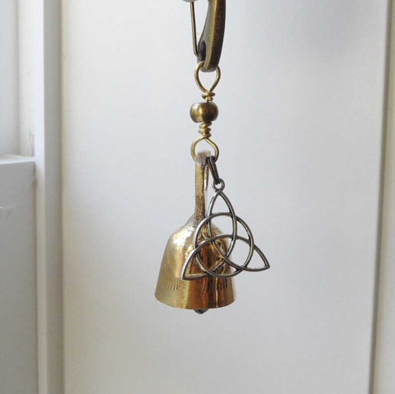 Guardian Bell for motorcycles Brass Bell trinity charm Etsy