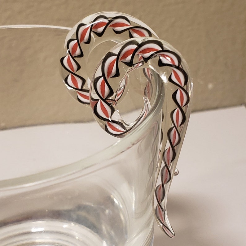 Glass gauges 0g red white black clear spiral 0 gauge glass