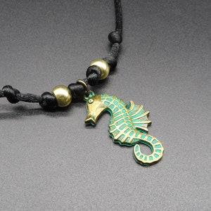 Seahorse necklace, Seahorse gifts, Ocean necklace, Nautical jewelry, Seahorse lover&#39;s gift, Gift under 20, Beach jewelry