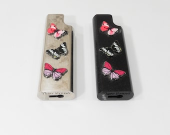 Lighter case, Butterfly lighter case, disposable lighter case, Gift for Mom, gift for girl friend, Butterfly lover gift, stocking stuffer