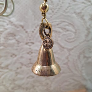 Guardian Biker Bell, Chinese Lu charm, bell for motorcycles, Brass Bell, Biker gift, stocking stuffer, gift for biker, motorcycle bell,