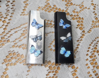 Lighter case, Butterfly lighter case, disposable lighter case, Gift for Mom, gift for girl friend, Butterfly lover gift, stocking stuffer