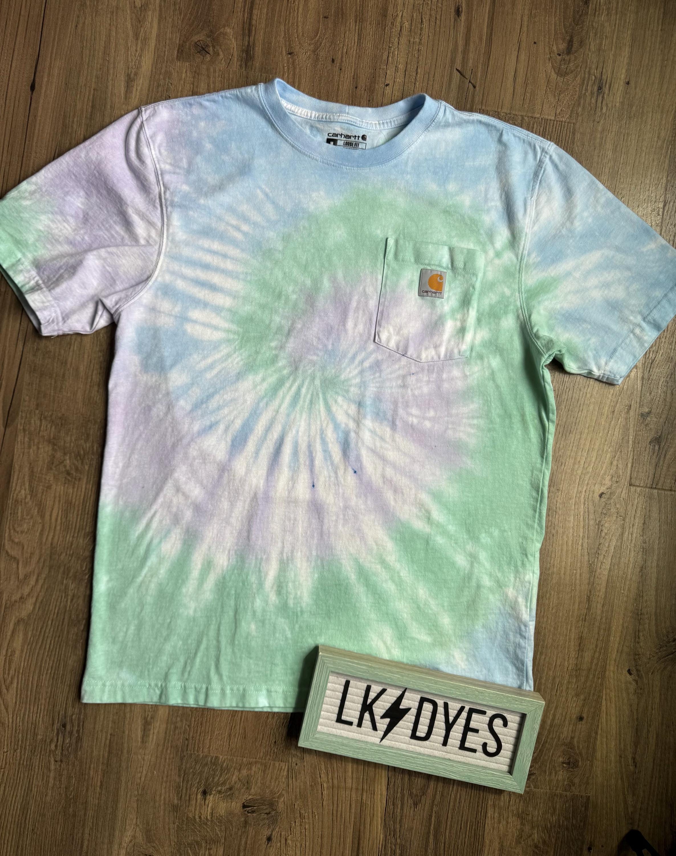 Tie Dye Carhartt Tee | Pastel - Etsy display picture 1