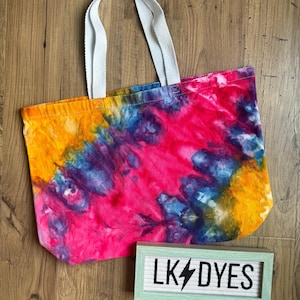 Ice Dyed Tote Bag | Large