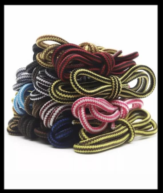 Miscly Lacci Rotondi Antiscivolo Per Scarponi [3 Paia] Stringhe - Foto 3