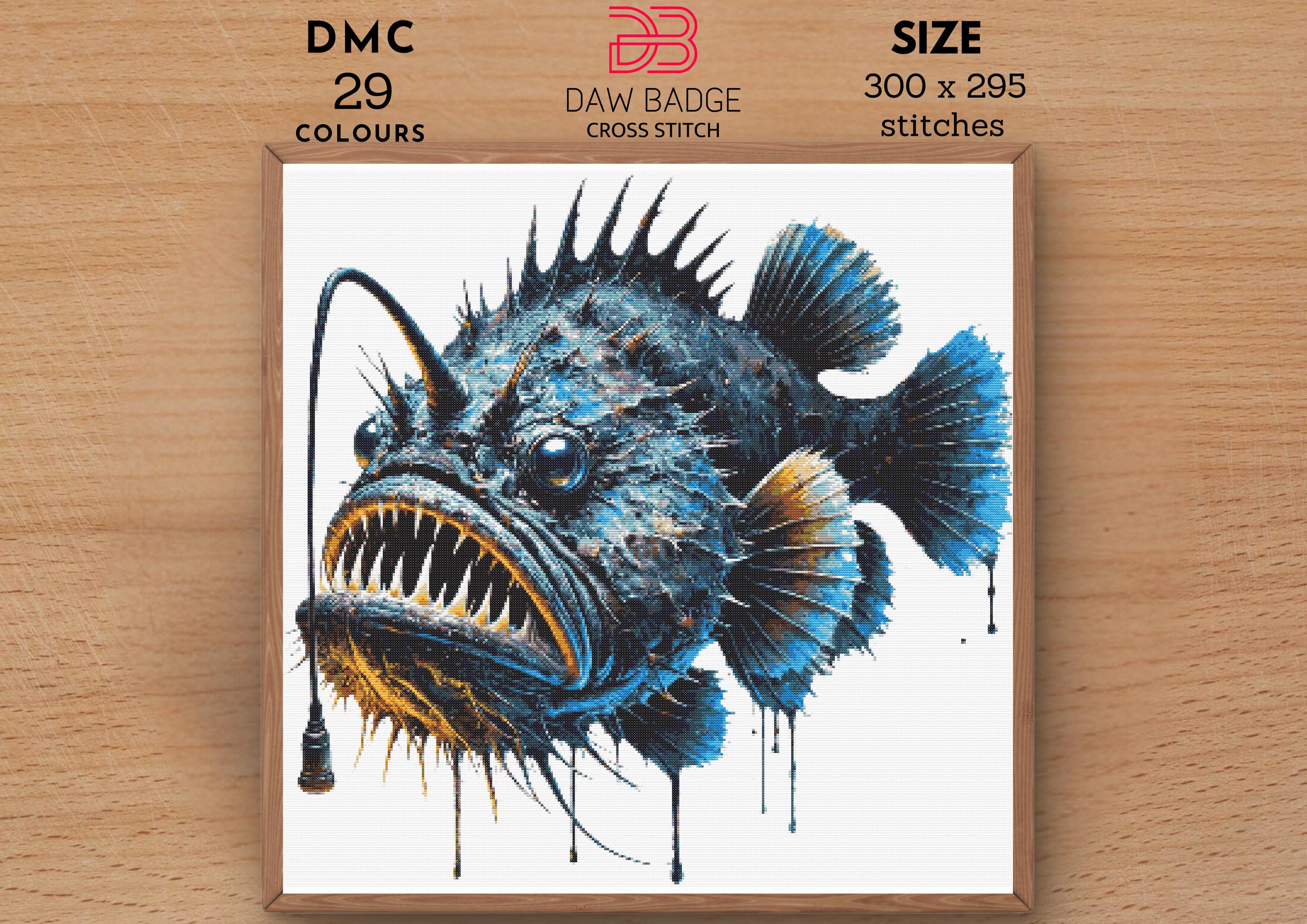 Scary fish - Etsy België, image size:3000x2121