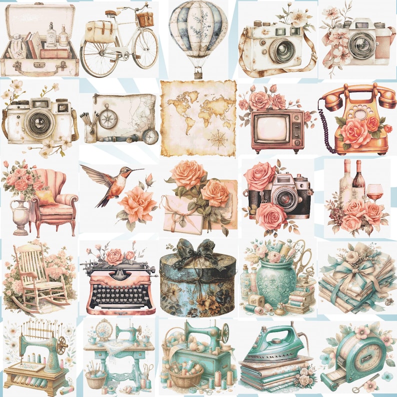 Vintage Cross Stitch Pattern Bundle: Counted Sampler Designs (PDF) Series B image 3
