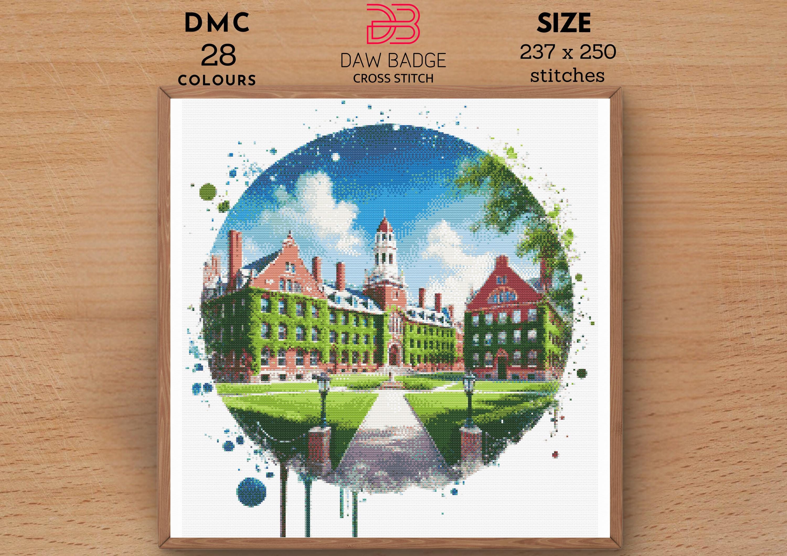 Harvard Cross Stitch - Etsy
