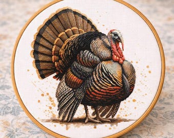 アフリカヨウムのクロスステッチ図案：水彩画風鳥の刺繍（PDF） - Etsy