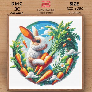 イースター ラビット クロスステッチ パターン pdf ハッピー