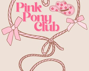 Pink Pony Club Print - Etsy