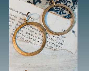 Simple Brass Earrings