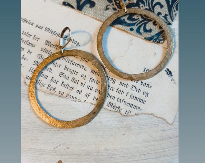 Simple Brass Earrings