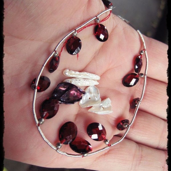 DESTASH....Stunning AAA GARNET Drops