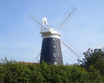Windmill Photography Art Print