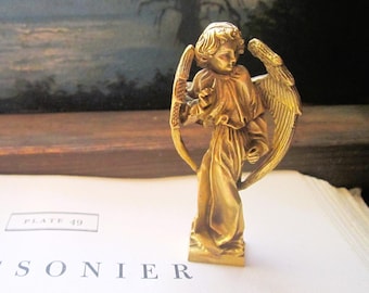 MMA Brass Angel Figurine: Metropolitan Museum of Art Archangel Michael
