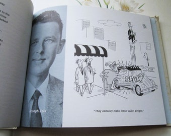 Vintage Volkswagen, 1950s 1960s Cartoonists Writers, Volkswagen Beetle Book Purchase Give Away, Car Dealership Incentive, Popular Influence