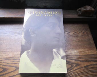 Krishnamurti 100 Years, Softcover Book, Humanity, Indian Speaker and Writer, Philosophy,  Choiceless Awareness, Hinduism