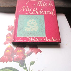 1960's Poetry Book, Unique Hardcover Book, Dated Entry Style, Intense Honesty, Direct Free Love, Poetic Feelings, Rich Classic Presentation