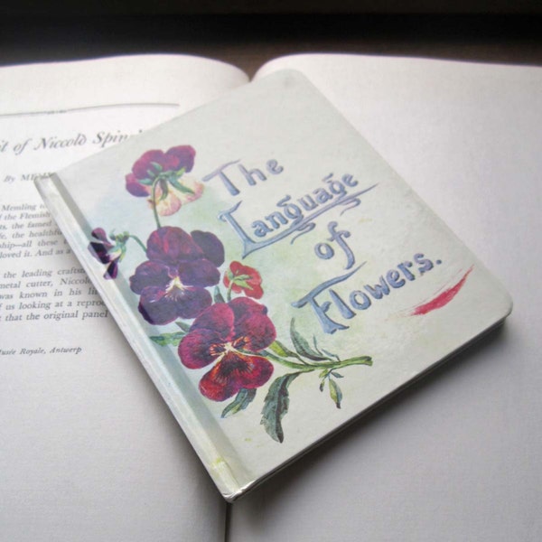 Vintage Book * The Language of Flowers * 1990's Small Hardcover Gift Book * Gardeners Gifts * Flowers * Seeds * Plant Life and Definitions