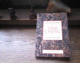 Tao Te Ching Miniature Book, Laozi Chinese Philosophy, Stephen Mitchell (1988 Pocket Edition)