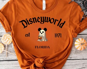 Disney Halloween Shirt, Benutzerdefinierte Halloween T-Shirt, Komfort Farben, Disney World Shirt, Disney Shirt, Spooky Mickey T-Shirt, Florida Trip T-Shirt