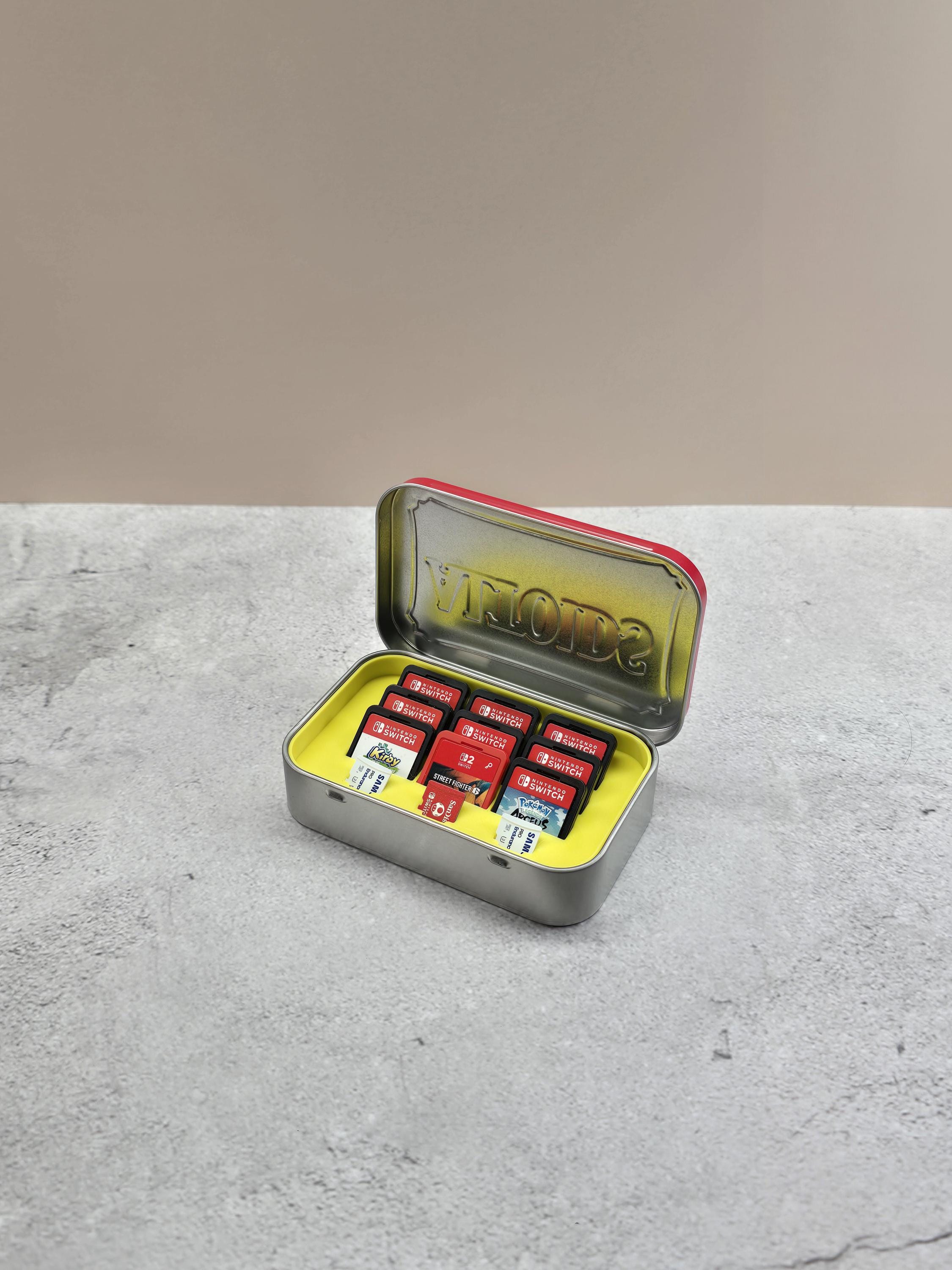 Altoids Tin Switch Game Holder With Micro Sd Slots - Etsy