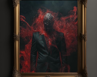 Corpse Groom Horror Print | Gothic Home Decor