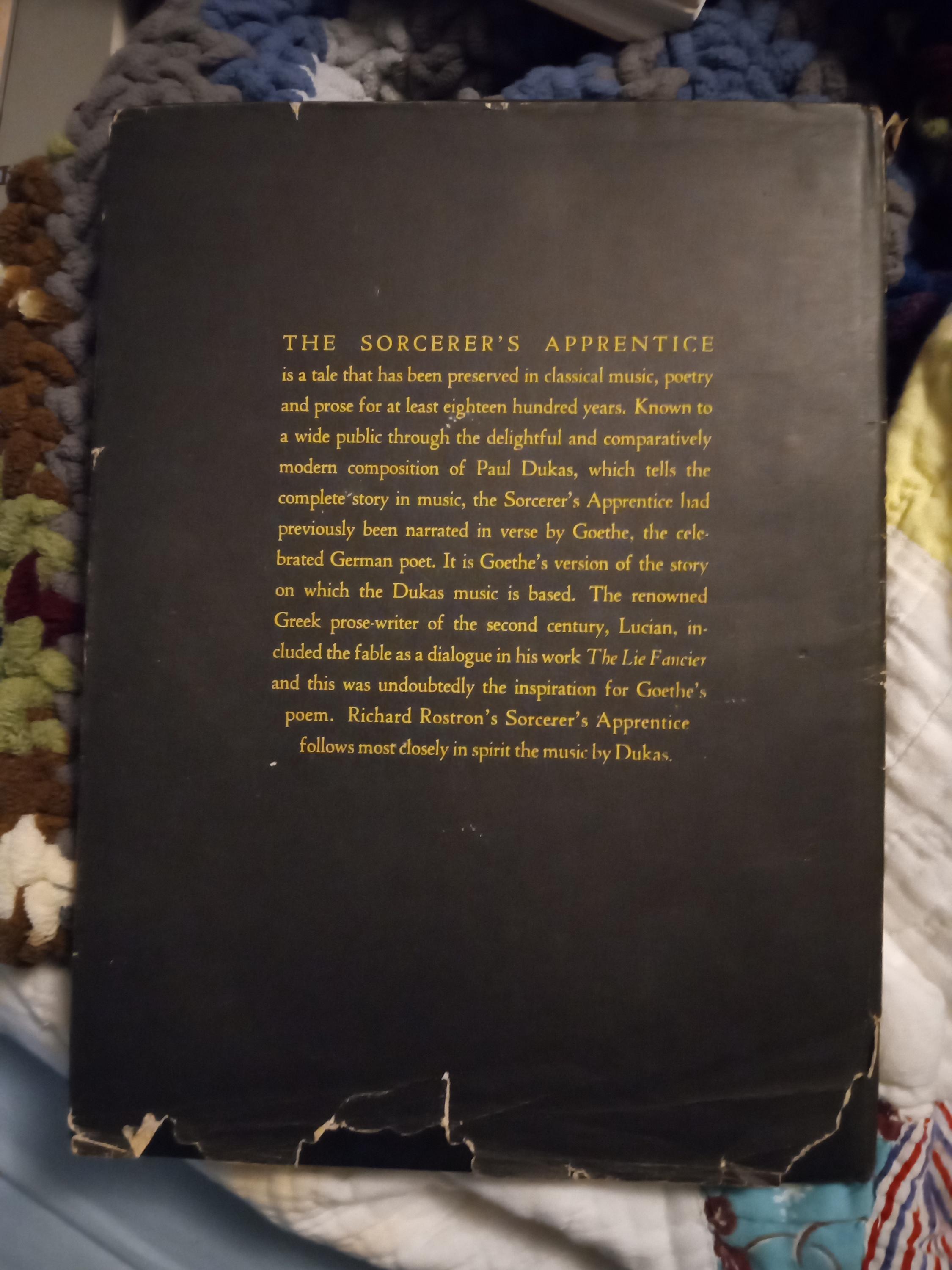 The Sorcerer's Apprentice by Richard Rostron and Frank Lieberman 1940s ...