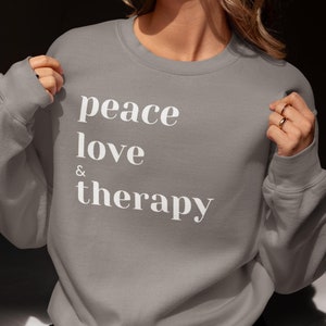 Mental Gesundheit Sweatshirt, Damen Therapie Sweatshirt, Mental Gesundheit Matters Sweatshirt, Damen Sweatshirt mit Spruch, Counselor Shirt