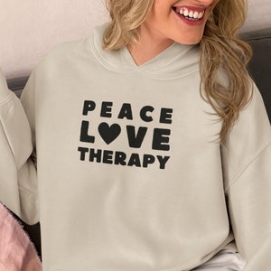 Mental Health Hoodie, Women&#39;s Cozy Hoodie, Gift For Therapist, Mental Health Matters, Counselor Shirt, Therapy Shirt