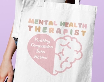 Bolsa de salud mental, regalos para terapeutas de salud mental, regalo para terapeutas, regalos de salud mental, regalos de salud mental, regalos de autocuidado