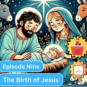 Tonie and Yoto Christian Bible Story: The Birth of Jesus | Listen on Tonie or Yoto | Tiny Testaments Toniebox Digital Download