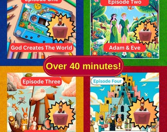 Bible Story Bundle: Tiny Testaments, Vol. 1 (Toniebox/Yoto Download)