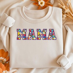Floral Mama Sweatshirt, Mom Life Crewneck, Mother&#39;s Day Gift, Mama Sweatshirt, Floral Mama Shirt, New Mom Present, Gift for Mom