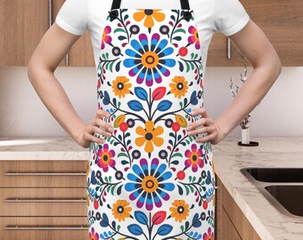 Mexican mom gift, Madrina gift, abuela gift, Latina apron, dia de las madres, regalos para mama, Hispanic heritage month apron, kitchen gift