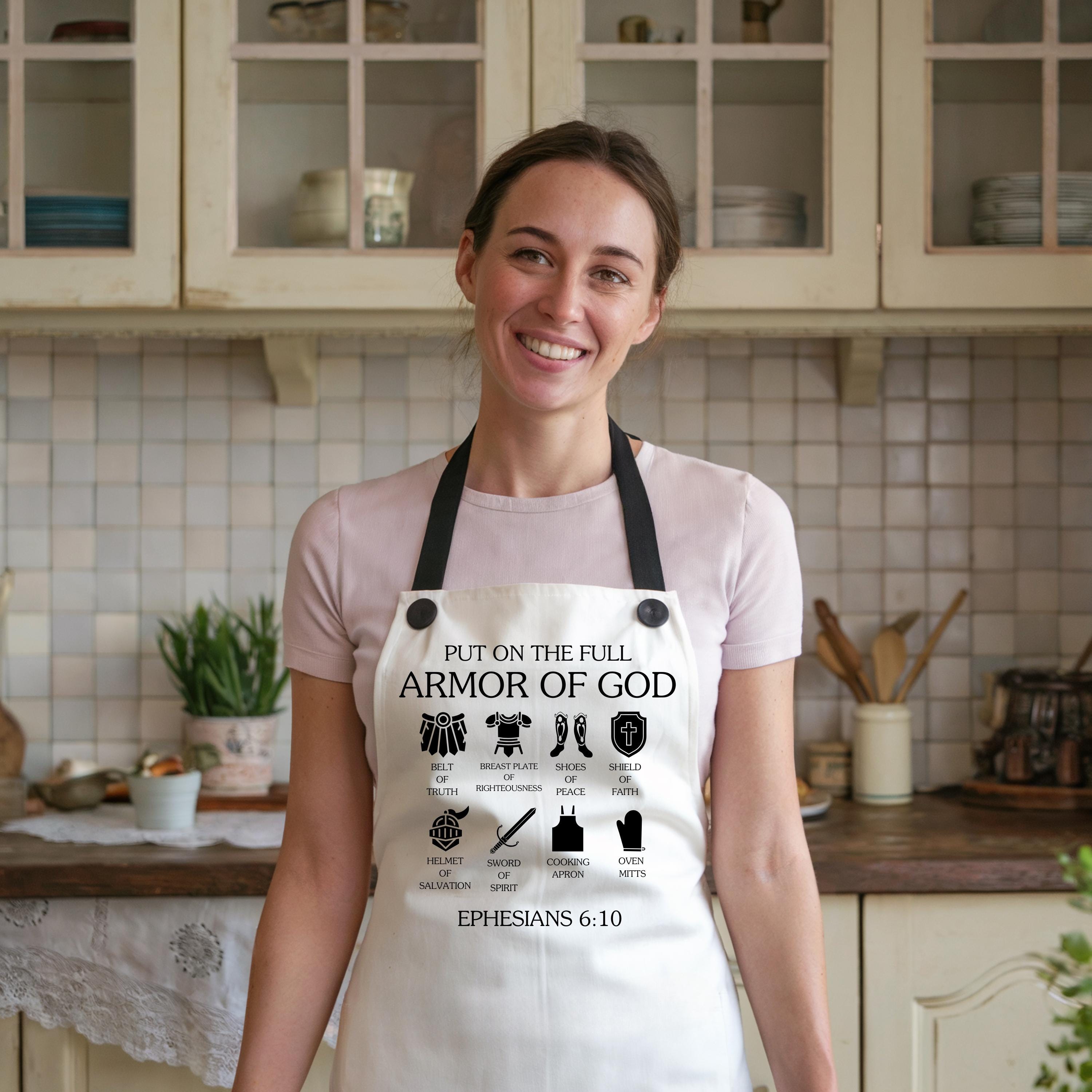 Armor of God Apron, Bible Verse Apron, Christian Men Birthday Gift ...