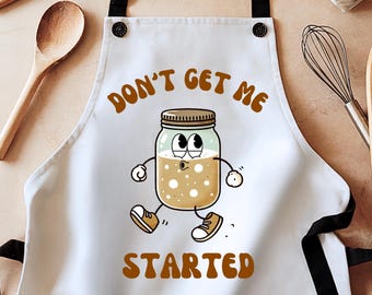 Sourdough apron, sourdough gifts, sourdough starter, funny aprons, cute apron, baking lover gifts, aprons for women, aprons for men, kitchen