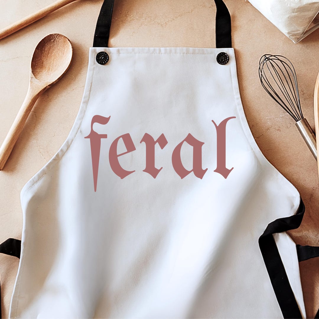 Housewife Apron, Feral Apron, Spooky Babe, Be Kind of a Bitch, Aprons ...