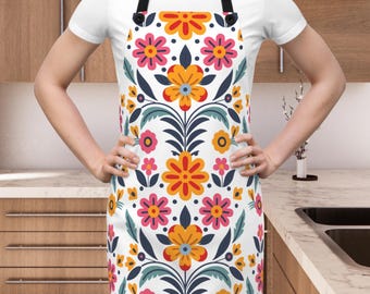 Mexican mom gift, Madrina gift, abuela gift, Latina apron, dia de las madres, regalos para mama, Hispanic heritage month apron, kitchen gift