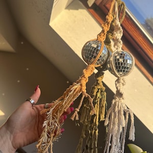 Disco ball Sun Catcher in multiple colours, Bohemian and retro home decoration