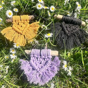 Handmade Macrame Car Charm: Boho Essential Oil Diffuser