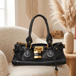 Spacious vegan leather tote bag 36x16x15 cm, navy blue work shoulder bag