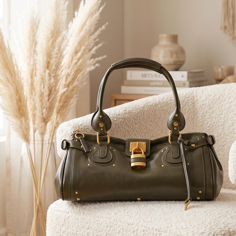 Stylish navy blue shoulder bag with elegant finish, durable everyday fashion handbag
