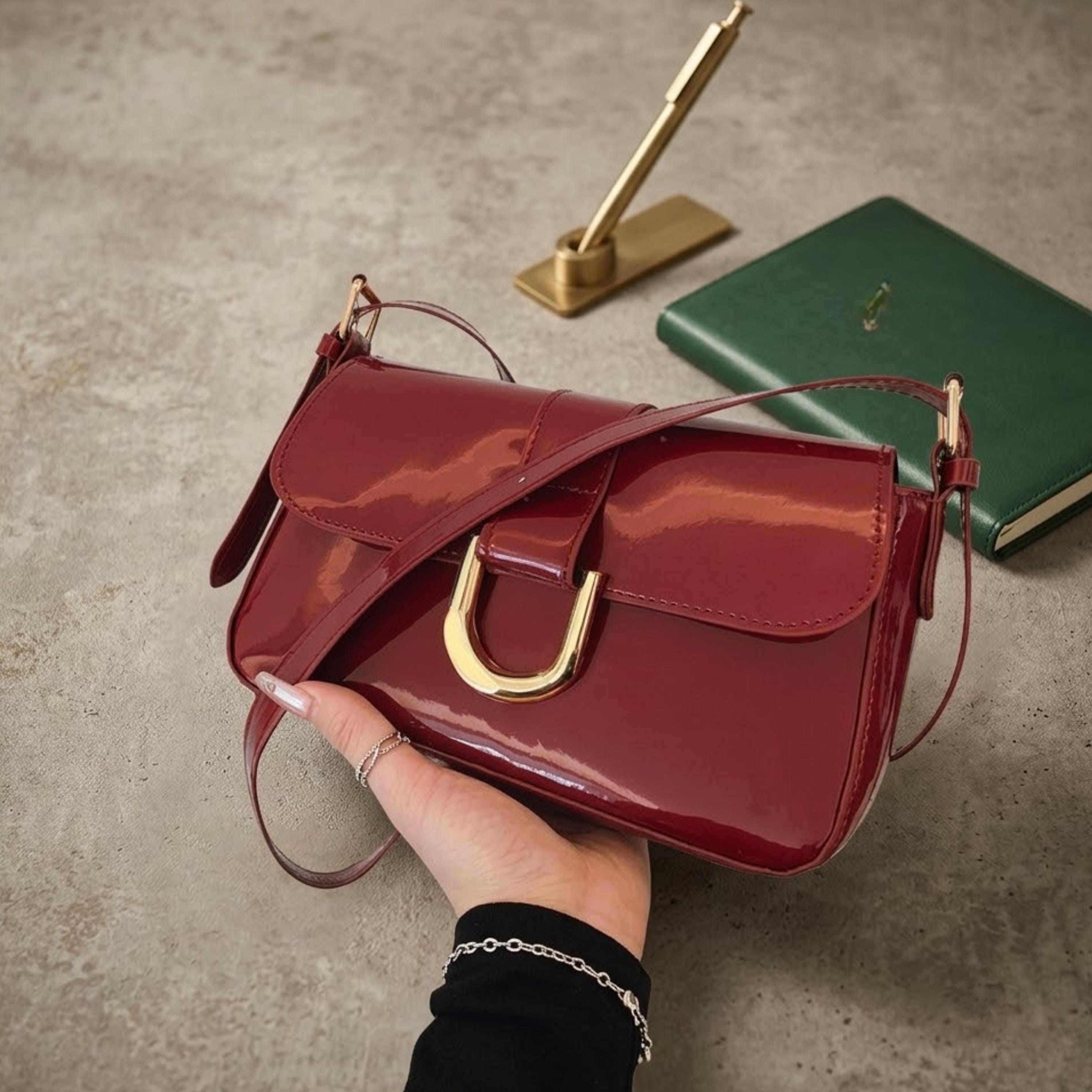 Vintage burgundy coach bag - Etsy 日本