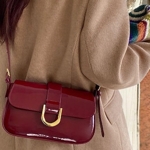 Vintage coach bag burgundy - Etsy 日本